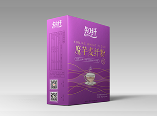 魔芋麥纖粉包裝盒包裝袋設(shè)計(jì)